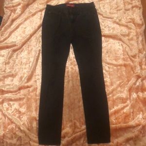 Black cut up jeans